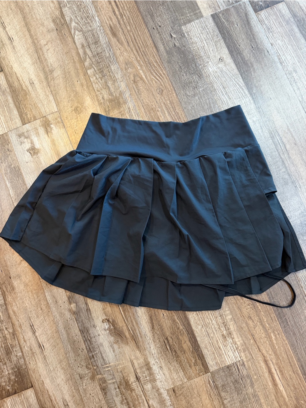 HALARA Black Pleated Mini Skirt Sz xl